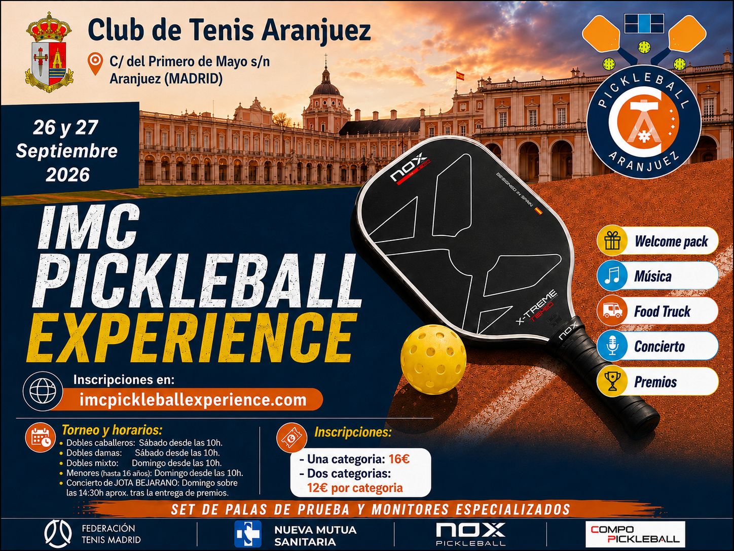 IMC PICKLEBALL EXPERIENCE - Arabjuez